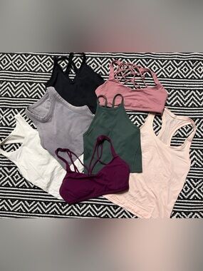 💕7 Piece Lululemon Bra/Tank Lot💕